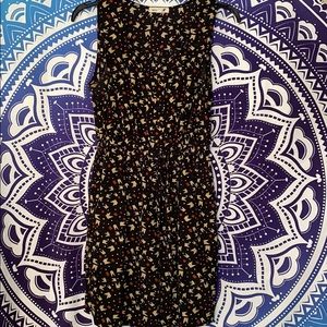 Super cute, black, patterned-designed dress